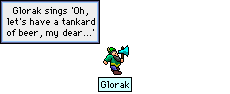 Glorak 
Sings