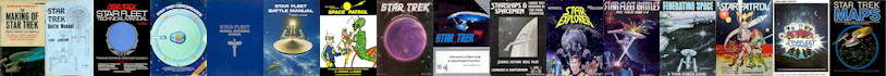 Covers of Old School Trek Books and Games